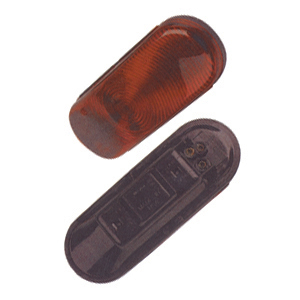 Red Complete Oval Light