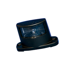 Black License Plate Light