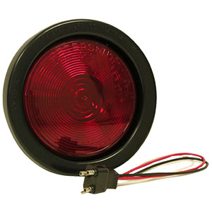 Red Stop-Turn Light w/ Grommet