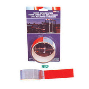 Red/Silver 1-1/2" x 4' Roll Reflective Tape