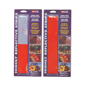Red 2" x 12" Reflective Strips, 2/pk