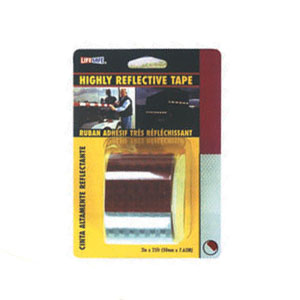 Red/Silver 2" x 2' Roll Reflective Tape