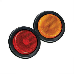 Red 2.5" Round LED Clearance Light