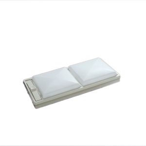 Ivory Double Dome Light w/ Switch