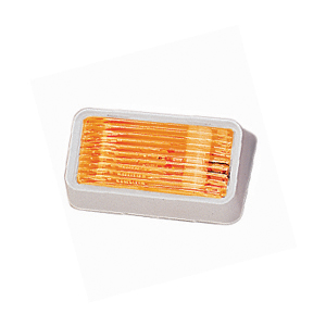 Clear White Base Porch Light