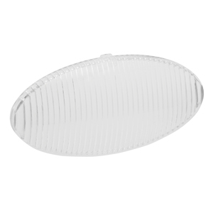 Clear Oval Porch Light Lens