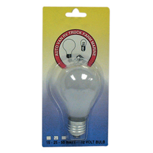 25W x 12 Volt Light Bulb, Carded