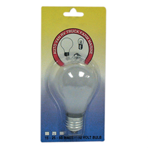 50W x 12 Volt Light Bulb, Carded