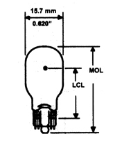 1000 hr #906 Automotive Bulb, 2/pk