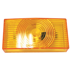 Amber Square Clearance Light
