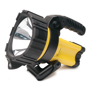 Yellow Cordless Rechargable Spotlight