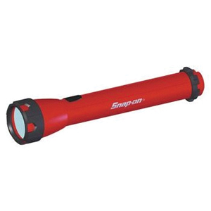 Red Aluminum Snap-On Flashlight