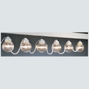Clear 6 Globe Patio Lights