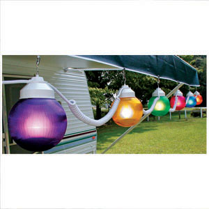 Multi-Color 10 Globe Patio Lights