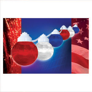 Patriot 10 Globe Patio Lights