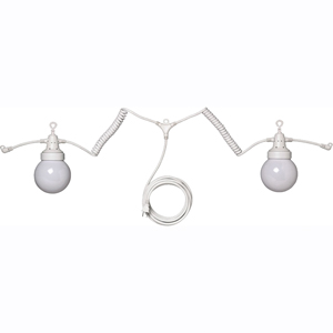 Umbrella String Light-White Patio Lights