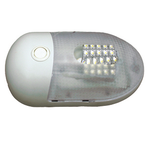 Whtie Single LED Pancake Light