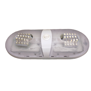 White Double LED Pancake Light