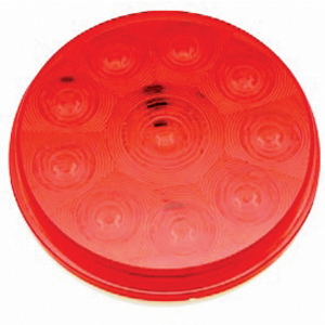 Red 3-Way 4" Round LED Tail Light