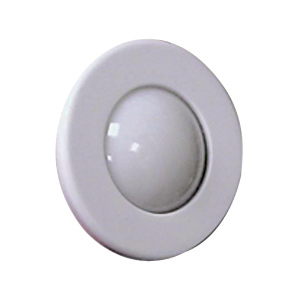 White Bezel Recessed Round LED Dome Light