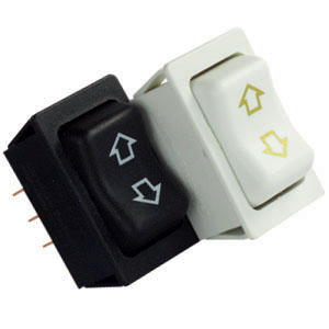 5/pk Black Slide-Out H/C Motor Switch