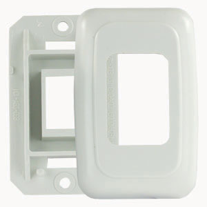 White Single Switch Base & Face Plate