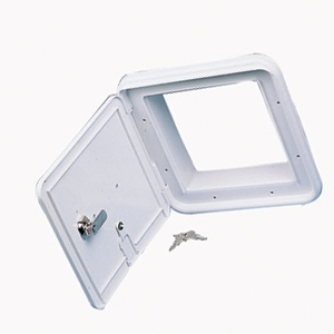 Colonial White Electrical Hatch