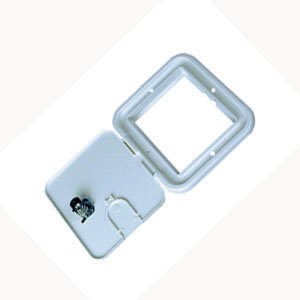 Polar White Electrical Cable Hatch