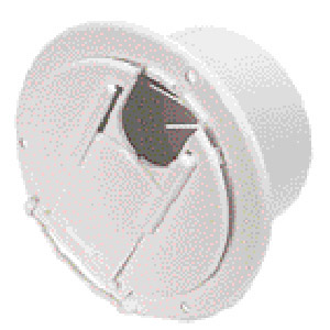 Polar White Round Electrical Hatch