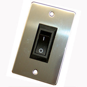 Chrome Mini Rocker Switch