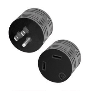 Round 15M/30F Park Power Adapter, Bulk