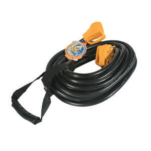 50' 30 amp Park Power Extension Cord w/ Power Grip Handle