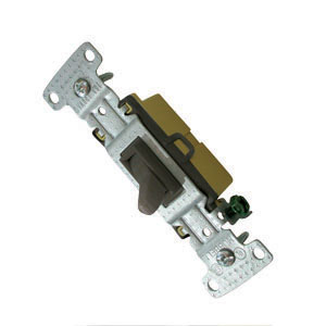 Brown Standard Toggle Light Switch