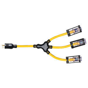 Locking 2ft 30A-20A "W" Park Power Adapter