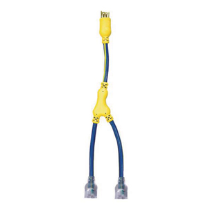 Locking 2ft 20A-20A "Y" Park Power Adapter