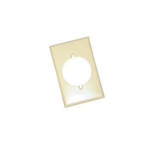 Ivory Rectangular Receptacle Cover