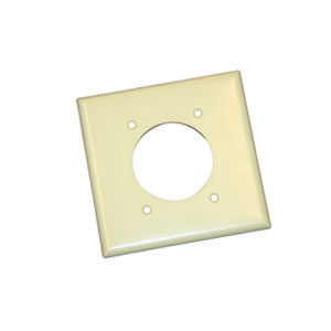 Ivory Square Receptacle Cover