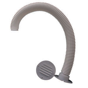 Polar White Battery Box Vent Kit w/ 30" Hose