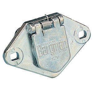 Metal 6-Round Socket Trailer Connector, Carded