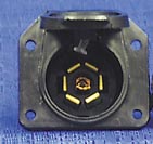 Plastic 7-Blade Socket Trailer Connector