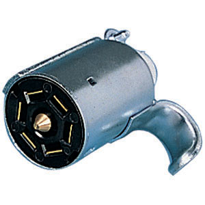 Metal 7-Blade Plug Trailer Connector, Pkg