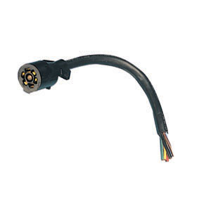 7-Blade Plug Trailer Connector, w/ 8' Leads