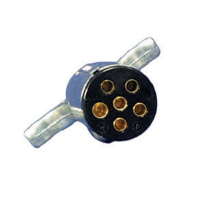 Metal 6-Round Plug Trailer Connector