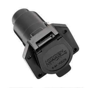 Plastic 7-Blade Socket Trailer Connector
