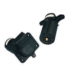 Plastic 7-Blade Plug Trailer Connector, Carded