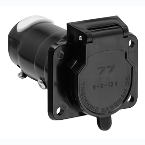 Plastic 7-Blade Socket Trailer Connector, Bulk