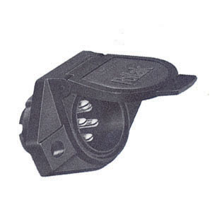 Nylon 7-Pin Socket Trailer Connector, Pkg