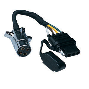 Flexible 4-Round to 4-Flat Park Power Adapter