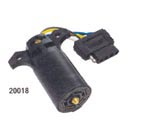 7-Blade to 5-Flat Park Power Adapter, pkg