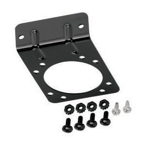 Metal 7-Way Trailer Connector Bracket